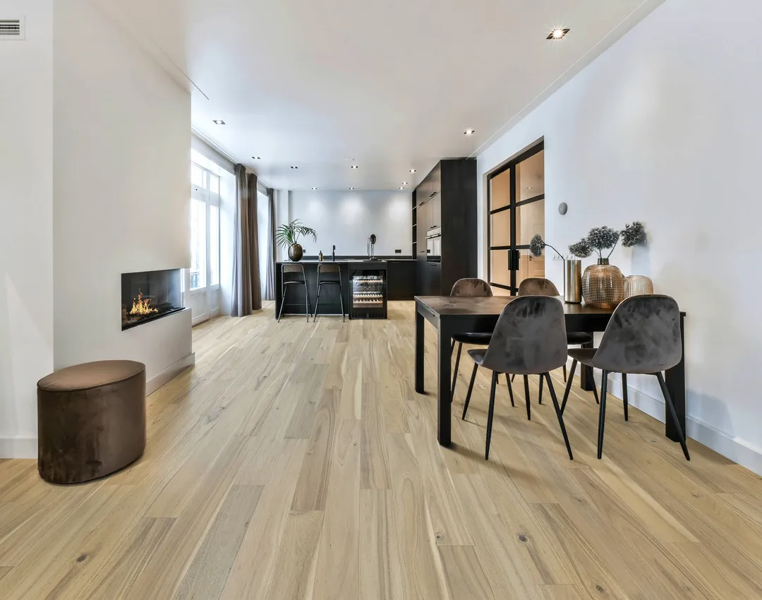 allen + roth Greystone Acacia 1/2-in T x 5-in W Smooth/Traditional Engineered Hardwood Flooring ( 26.25-sq ft / Carton ), photo 2 of 7