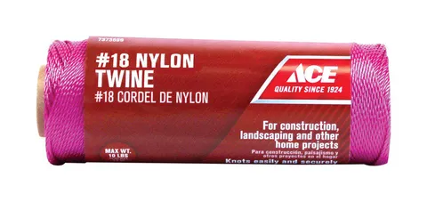 #18 Pink Twisted Nylon Twine, 525 ft