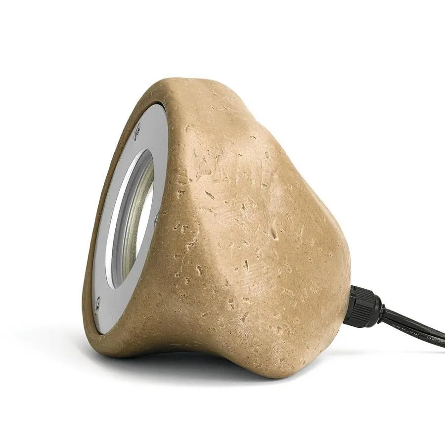 Kichler 200-Lumen 5-Watt Faux Rock Low Voltage Hardwired LED Spot Light, 4.76-in H x 4.98-in W x 6.06-in D, photo 8 of 19
