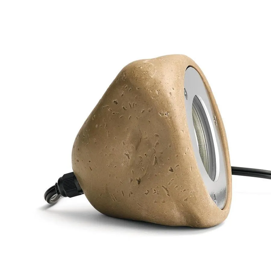 Kichler 200-Lumen 5-Watt Faux Rock Low Voltage Hardwired LED Spot Light, 4.76-in H x 4.98-in W x 6.06-in D, photo 7 of 19