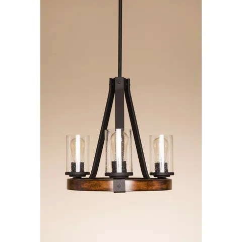 Barrington 3-Light Rustic Chandelier