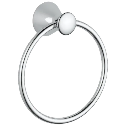Lahara Polished Chrome Wall Mount Towel Ring