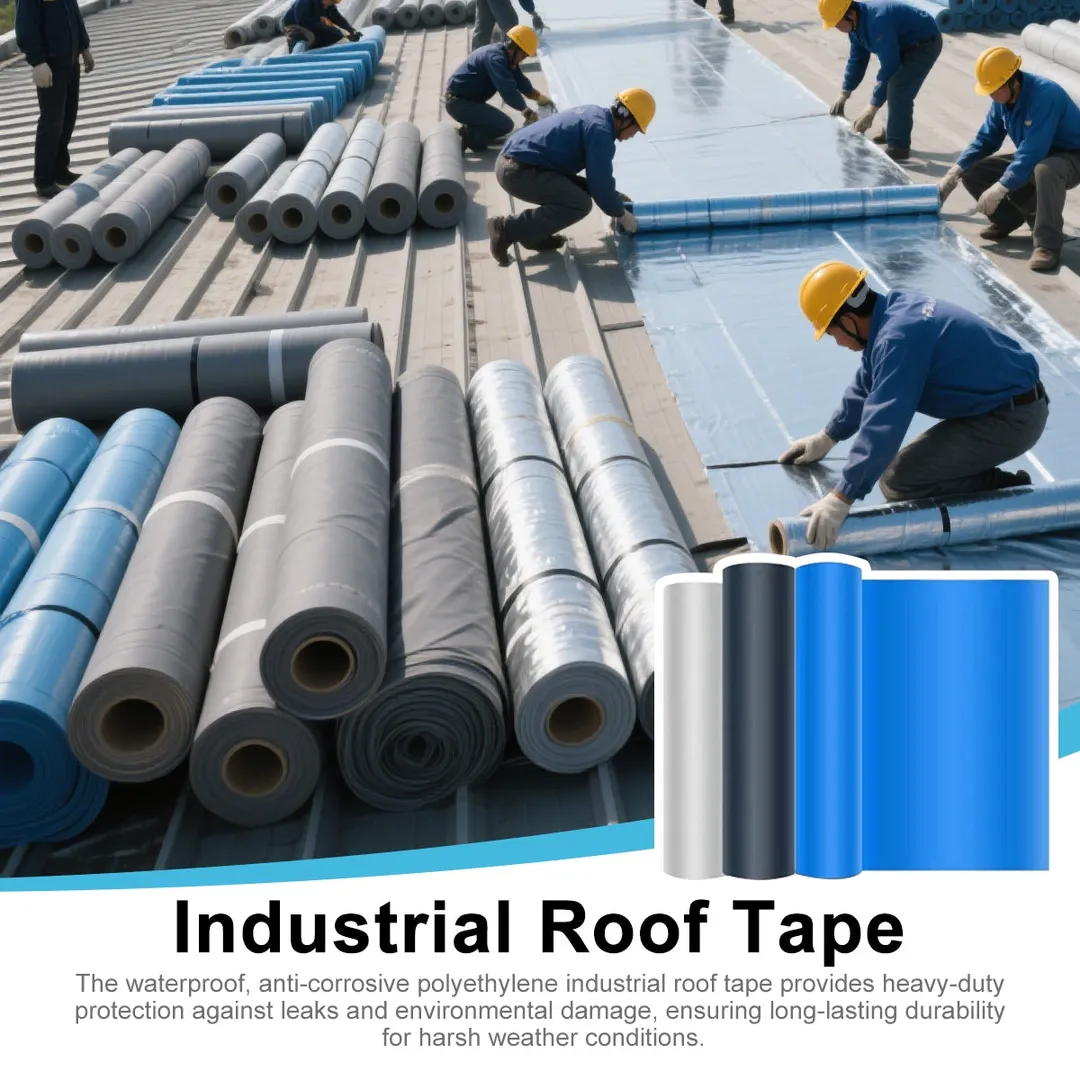 Agfabric Industrial Roof Waterproof Tape, Gray Roll Roofing, 0.98-ft W x 16.4-ft L (16.14-sq ft), photo 2 of 6