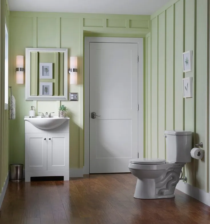 Style Selections Euro 24-in White Single Sink Bathroom Vanity with White Cultured Marble Top, photo 7 of 10