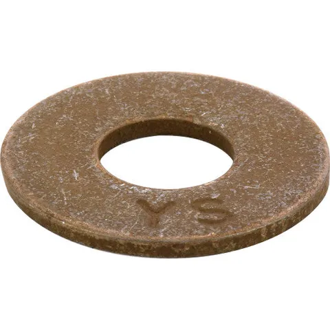 Yellow Dichromate Steel 7/16 in. USS Flat Washer, 50-Pack