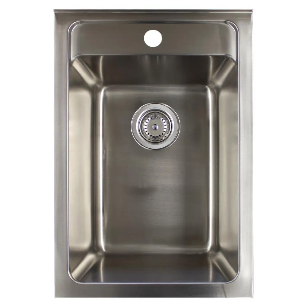 Transolid All-in-One 15.5 in. x 22.4 in. x 34.9 in. Metal Drop-In Laundry/Utility Sink and Cabinet in White, photo 4 of 14