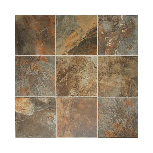 American Olean Kendal Slate Easdale Neutral 6-in x 6-in Glazed Porcelain Stone Look Floor and Wall Tile, 44-Pack (10.29-sq ft/Carton), photo 3 of 6