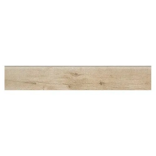 American Olean Historic Bridge Oak Wood-Look Porcelain Bullnose Trim Tile, 3 in x 18 in (Actual 2.93 in x 17.68 in), photo 3 of 6