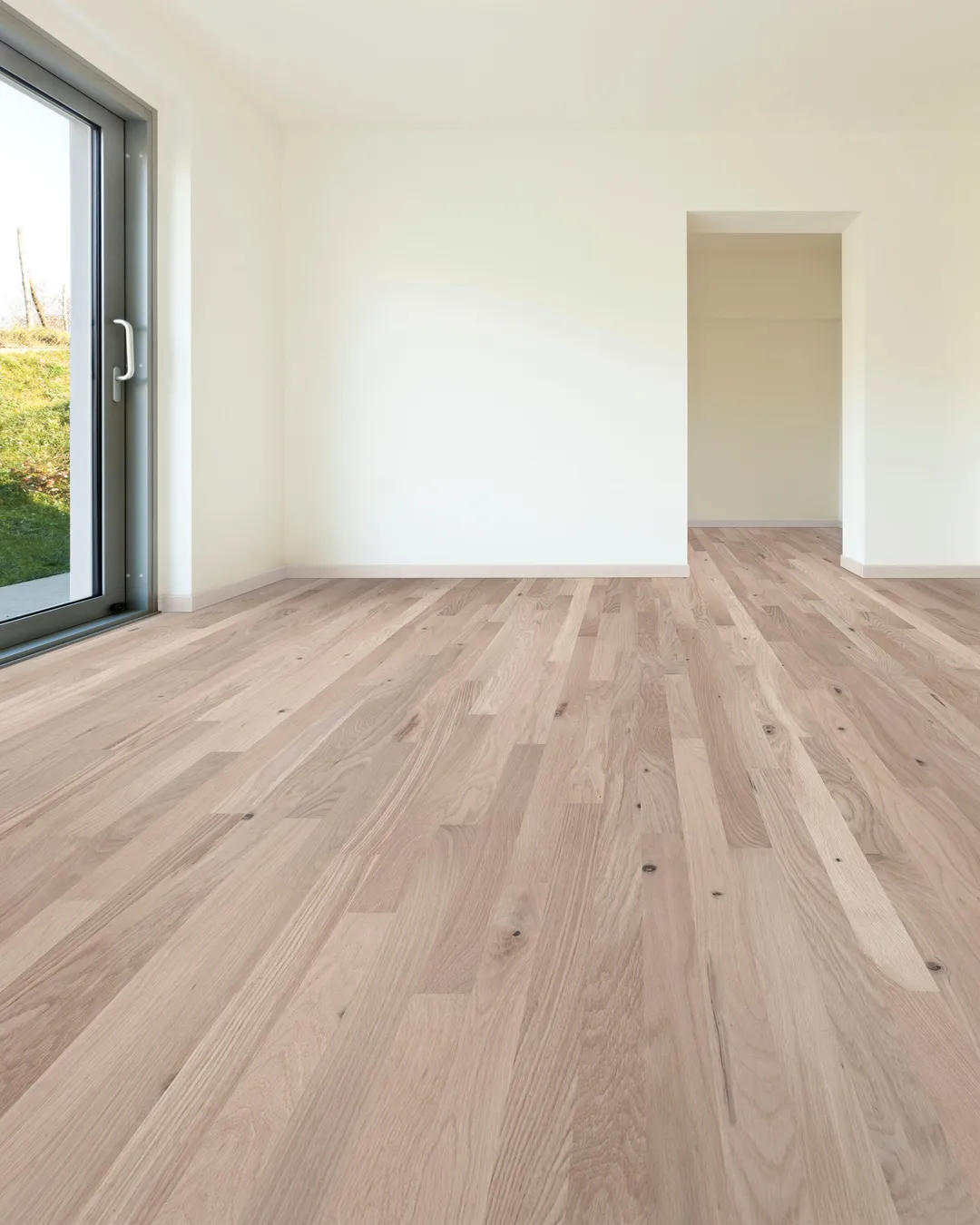 CENTURY FLOORING Unfinished #1 Common White oak 3/4-in T x 2-1/4-in W Smooth/Traditional Solid Hardwood Flooring ( 19.5-sq ft / Carton ), photo 2 of 2