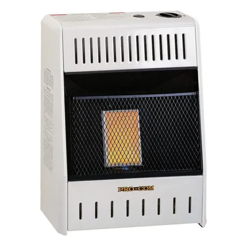 ProCom Ventless Natural Gas Single Plaque - 6,000 BTU