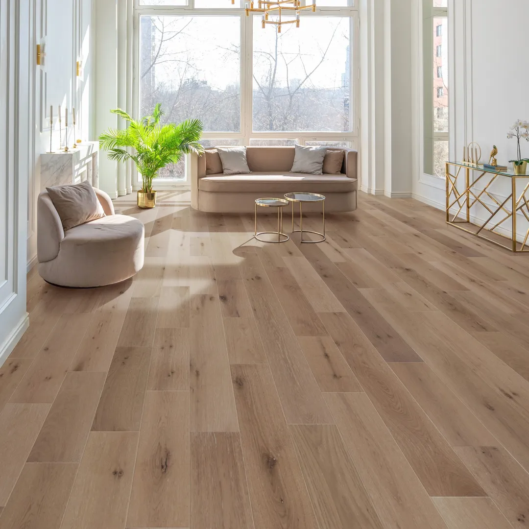 allen + roth CENTURY FLOORING South Beach Hickory 1/2-in T x 7-3/8-in W Smooth/Traditional Engineered Hardwood Flooring ( 28.06-sq ft / Carton ), photo 3 of 3