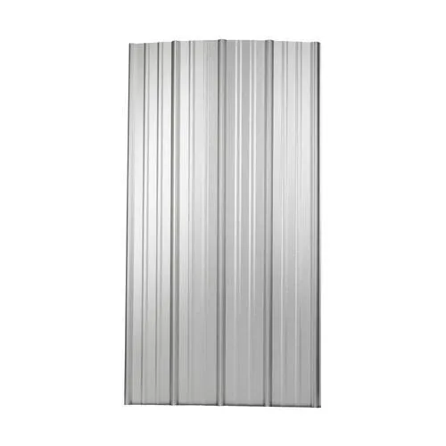 Metal Sales 3-ft x 12-ft Ribbed Silver Steel Roof Panel, photo 2 of 2