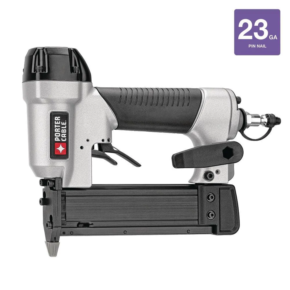 PORTER-CABLE 18-Gauge Pneumatic Brad Nailer Kit with Bonus 23-Gauge 1-3/8 in. Pin Nailer, photo 2 of 15
