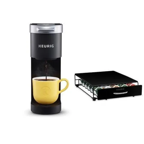 K-Mini Plus Black Single-Serve Coffee Maker