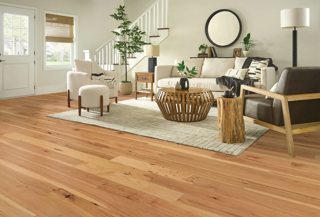 Bruce America's Best Choice Natural Hickory 1/2-in T x 6-in W Smooth/Traditional Engineered Hardwood Flooring ( 23.25-sq ft / Carton ), photo 3 of 13