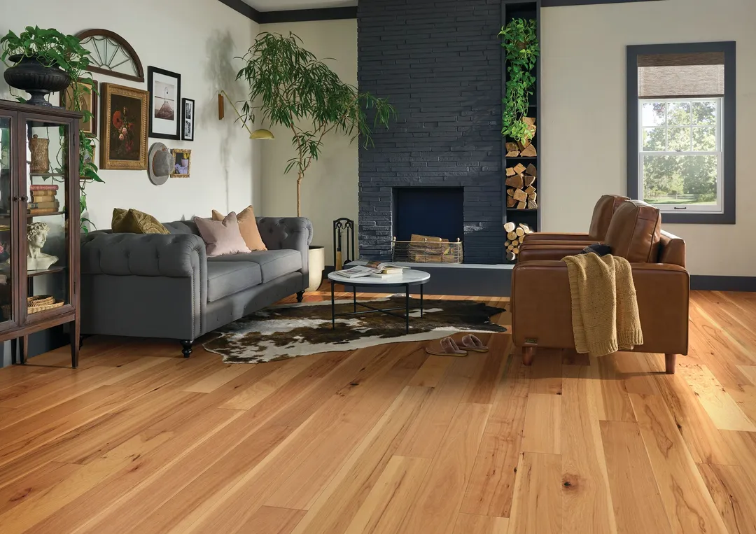 Bruce America's Best Choice Natural Hickory 1/2-in T x 6-in W Smooth/Traditional Engineered Hardwood Flooring ( 23.25-sq ft / Carton ), photo 2 of 13