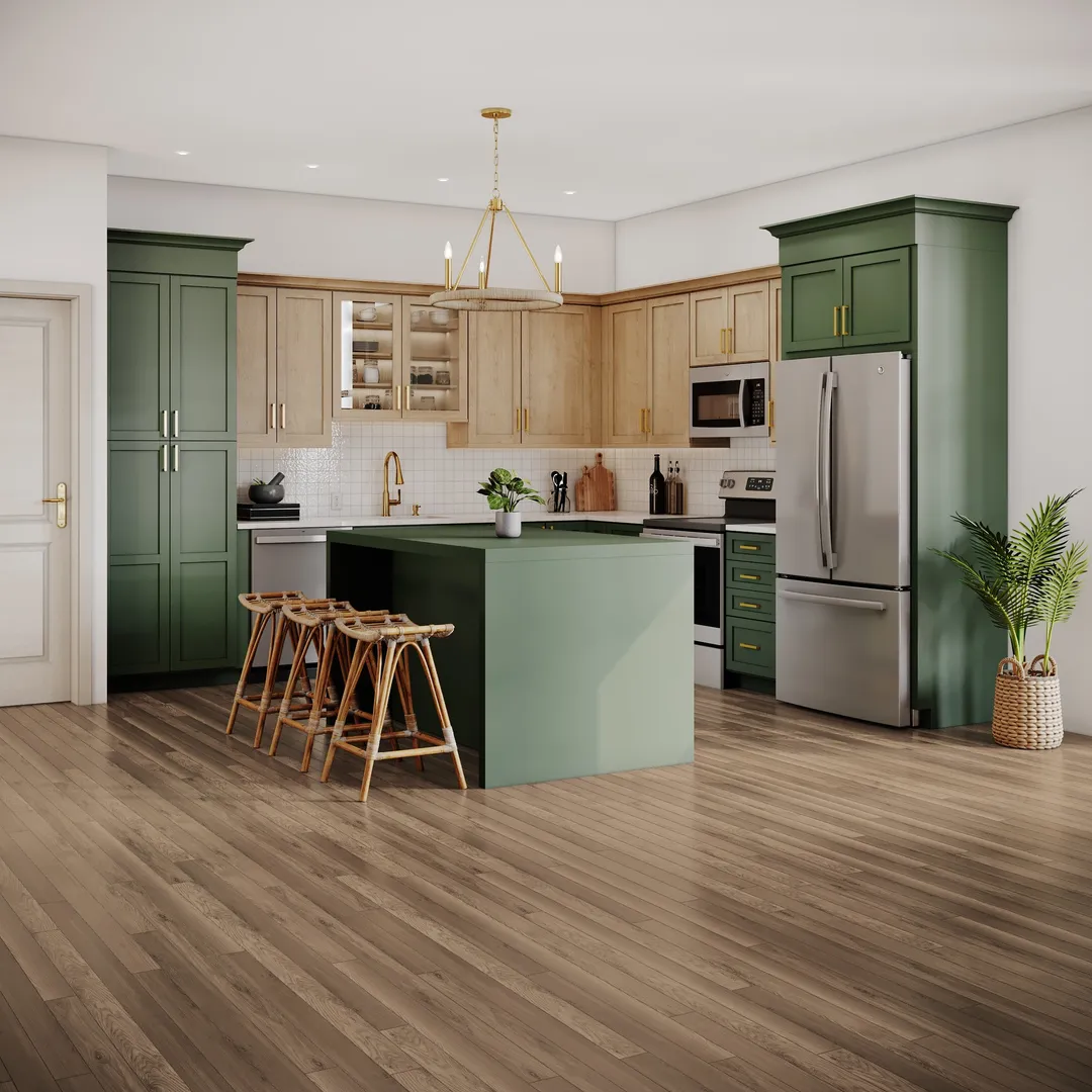 allen + roth Aged Lodge Oak 3/4-in T x 3-in W Wirebrushed Solid Hardwood Flooring ( 24-sq ft / Carton ), photo 3 of 11