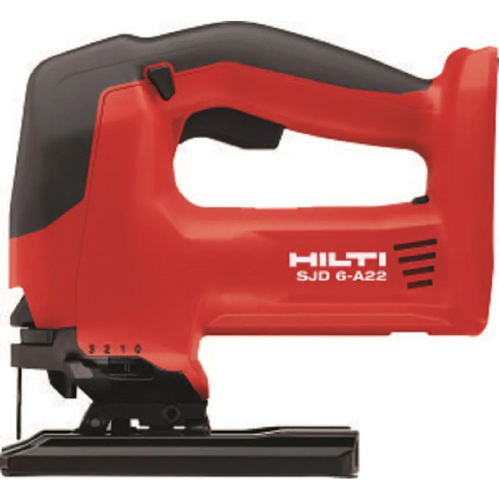 Hilti 22-Volt SJD 6-A Keyless Cordless Variable Speed Orbital Jig Saw Kit with (2) 2.6 Amp Li-Ion Batteries, Charger and Bag, photo 4 of 10