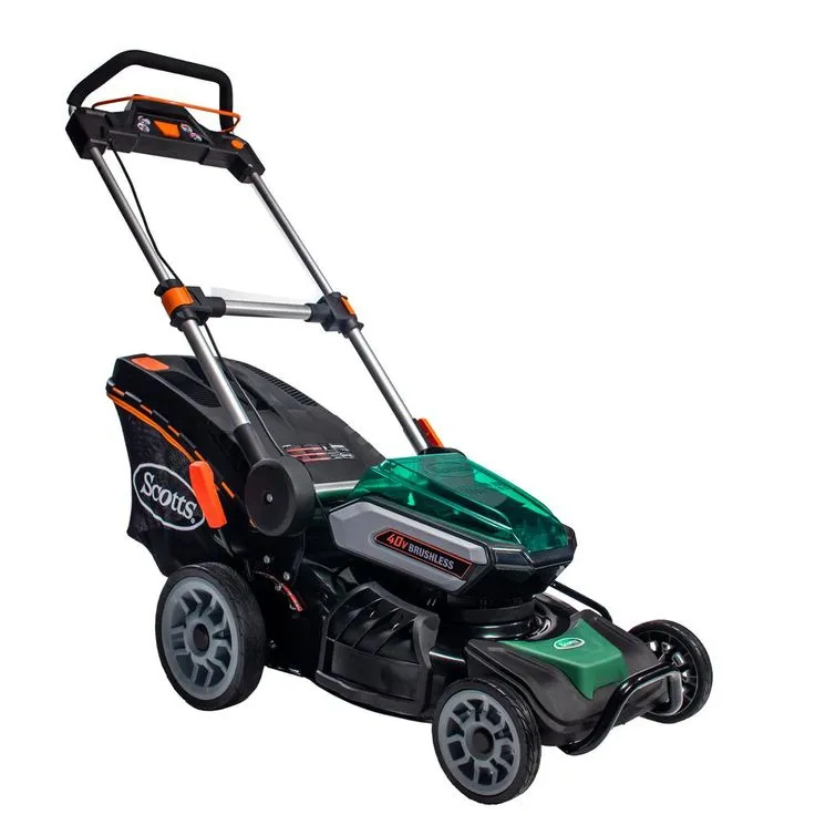 Scotts 19 in. 40-Volt Lithium-Ion Cordless Battery Walk Behind Push Mower with 5 Ah Battery and Charger Included, photo 6 of 9
