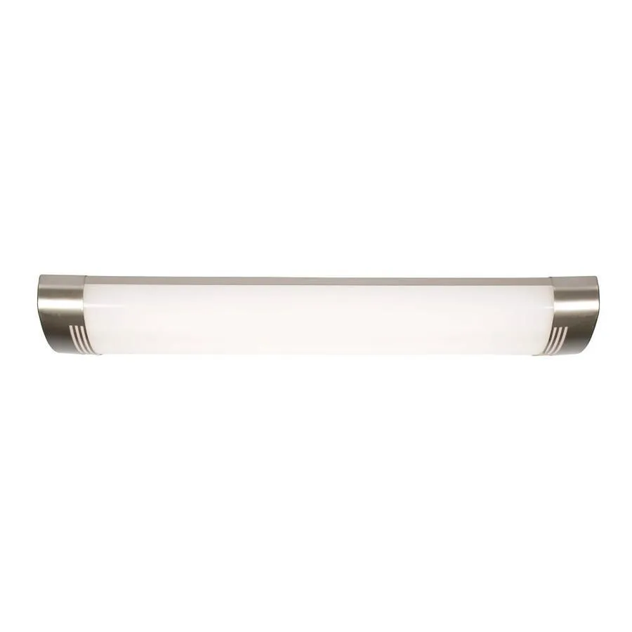 Good Earth Lighting Manhattan 24-in Nickel Transitional Flush Mount Light ENERGY STAR, photo 2 of 7