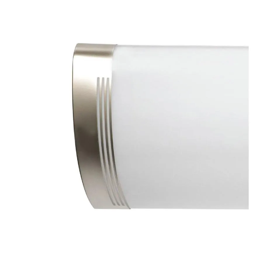 Good Earth Lighting Manhattan 24-in Nickel Transitional Flush Mount Light ENERGY STAR, photo 5 of 7