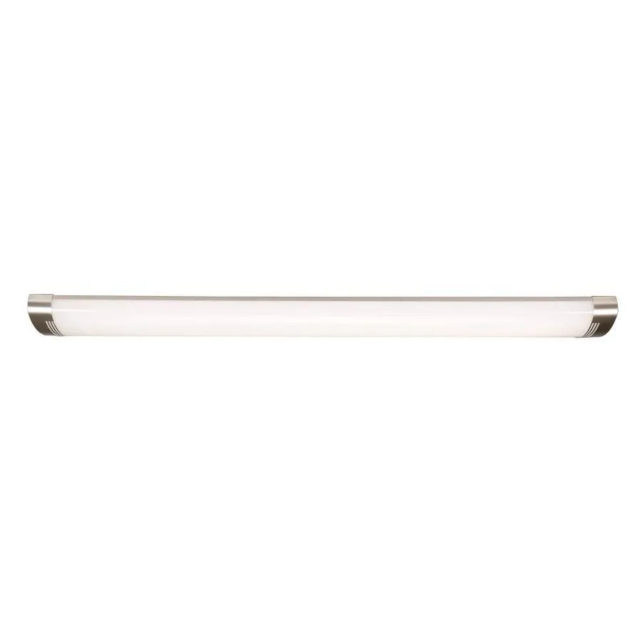 Good Earth Lighting Manhattan 48-in Brushed Nickel Transitional LED Flush Mount Light ENERGY STAR, photo 2 of 7