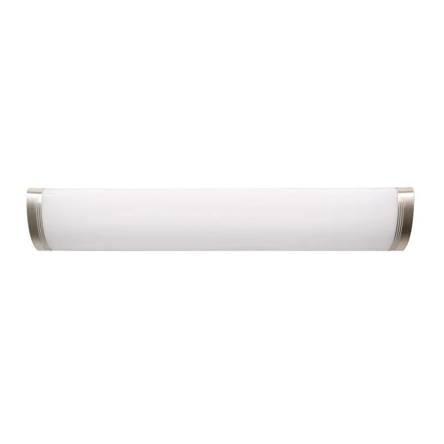 Good Earth Lighting Manhattan 48-in Brushed Nickel Transitional LED Flush Mount Light ENERGY STAR, photo 4 of 7