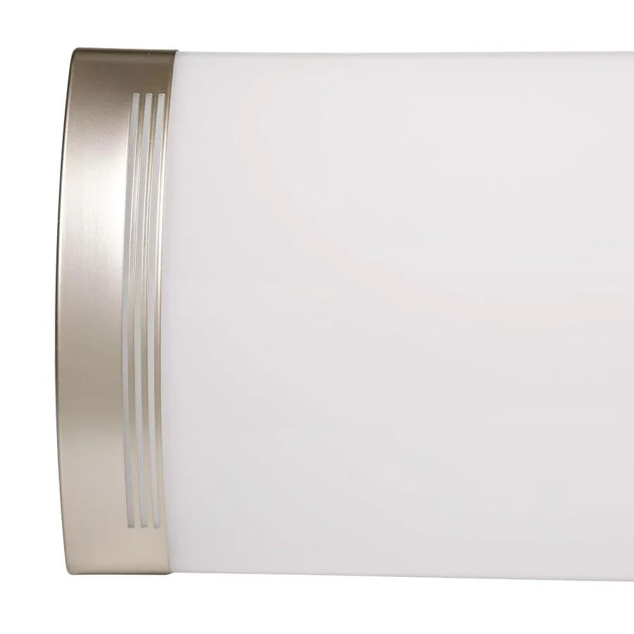 Good Earth Lighting Manhattan 48-in Brushed Nickel Transitional LED Flush Mount Light ENERGY STAR, photo 5 of 7
