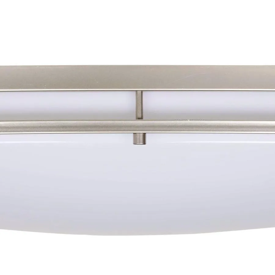 Good Earth Lighting Jordan 32-in Brushed Nickel Transitional LED Flush Mount Light ENERGY STAR, photo 6 of 7