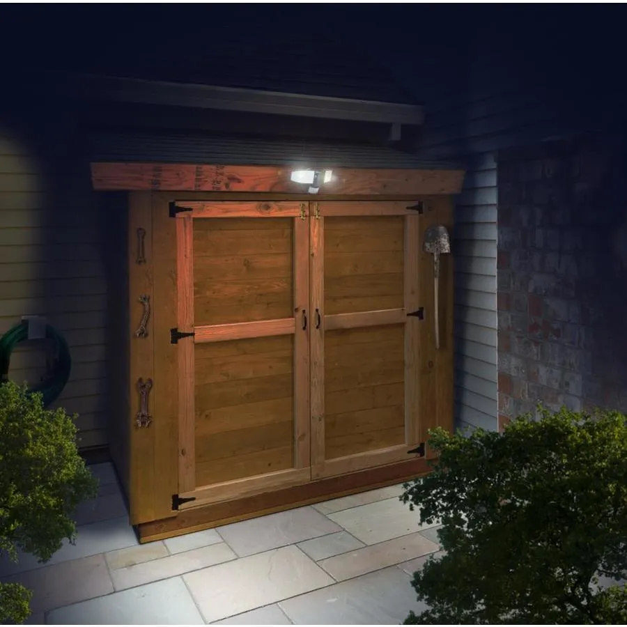 Good Earth Lighting 180-Degree 400-Lumen Bronze Battery-Operated Integrated LED Motion-Activated Flood Light with Timer, photo 4 of 6