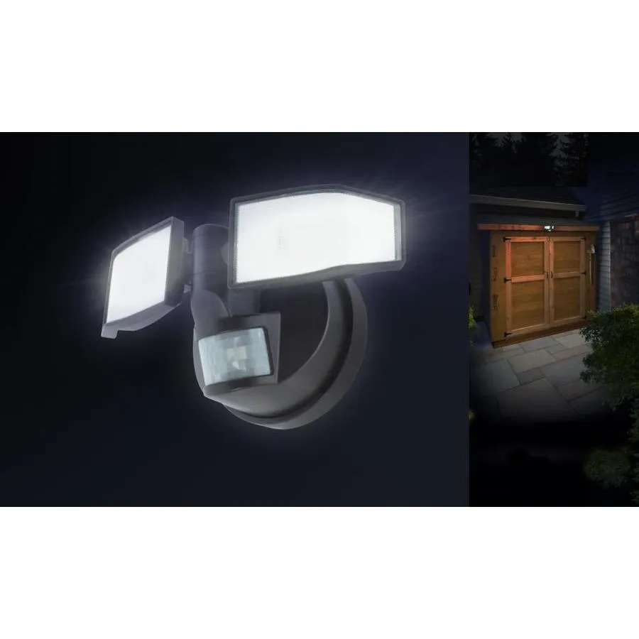 Good Earth Lighting 180-Degree 400-Lumen Bronze Battery-Operated Integrated LED Motion-Activated Flood Light with Timer, photo 5 of 6