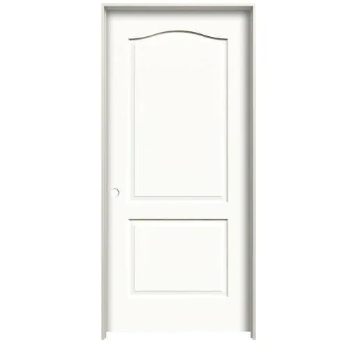 American Building Supply Princeton 30-in x 80-in Primed 2-Panel Arch Top Hollow Core Primed Molded Composite Right Hand Inswing Single Prehung Interior Door, photo 6 of 6