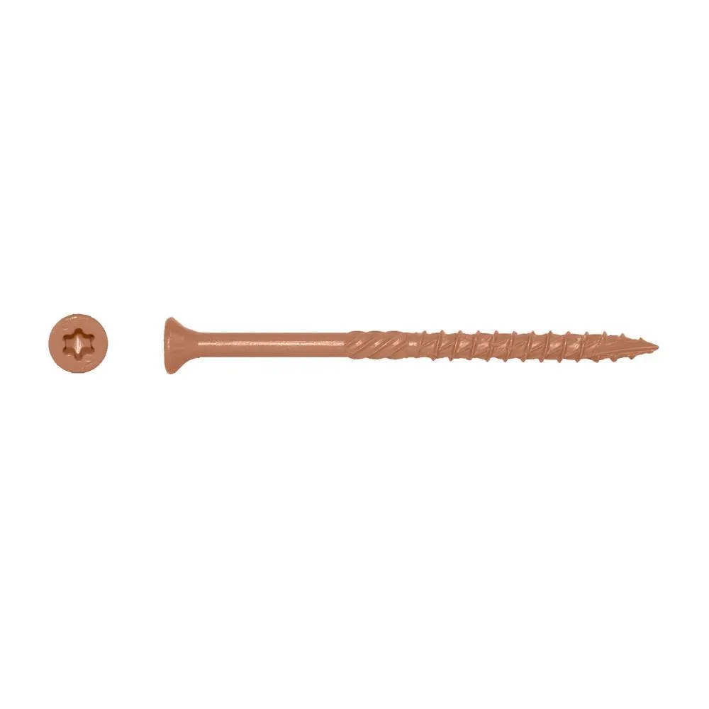 DECKMATE #9 x 3 in. Star Flat-Head Wood Deck Screws (5 lbs./Pack), photo 4 of 6