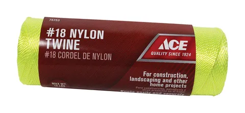 #18 Yellow Twisted Nylon Mason Line – 525 ft