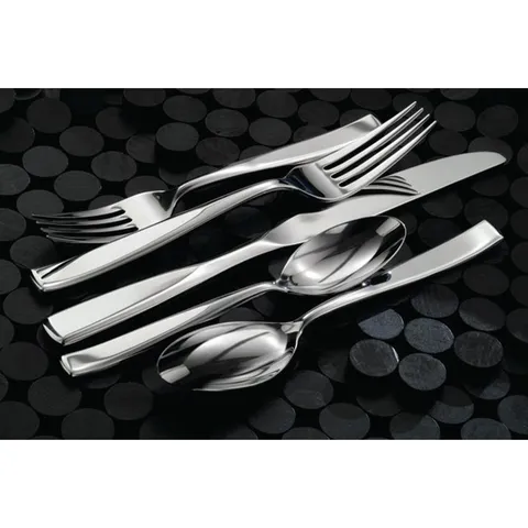 Tidal 18/0 Stainless Steel Dessert/Oval Bowl Soup Spoons (Set of 12)