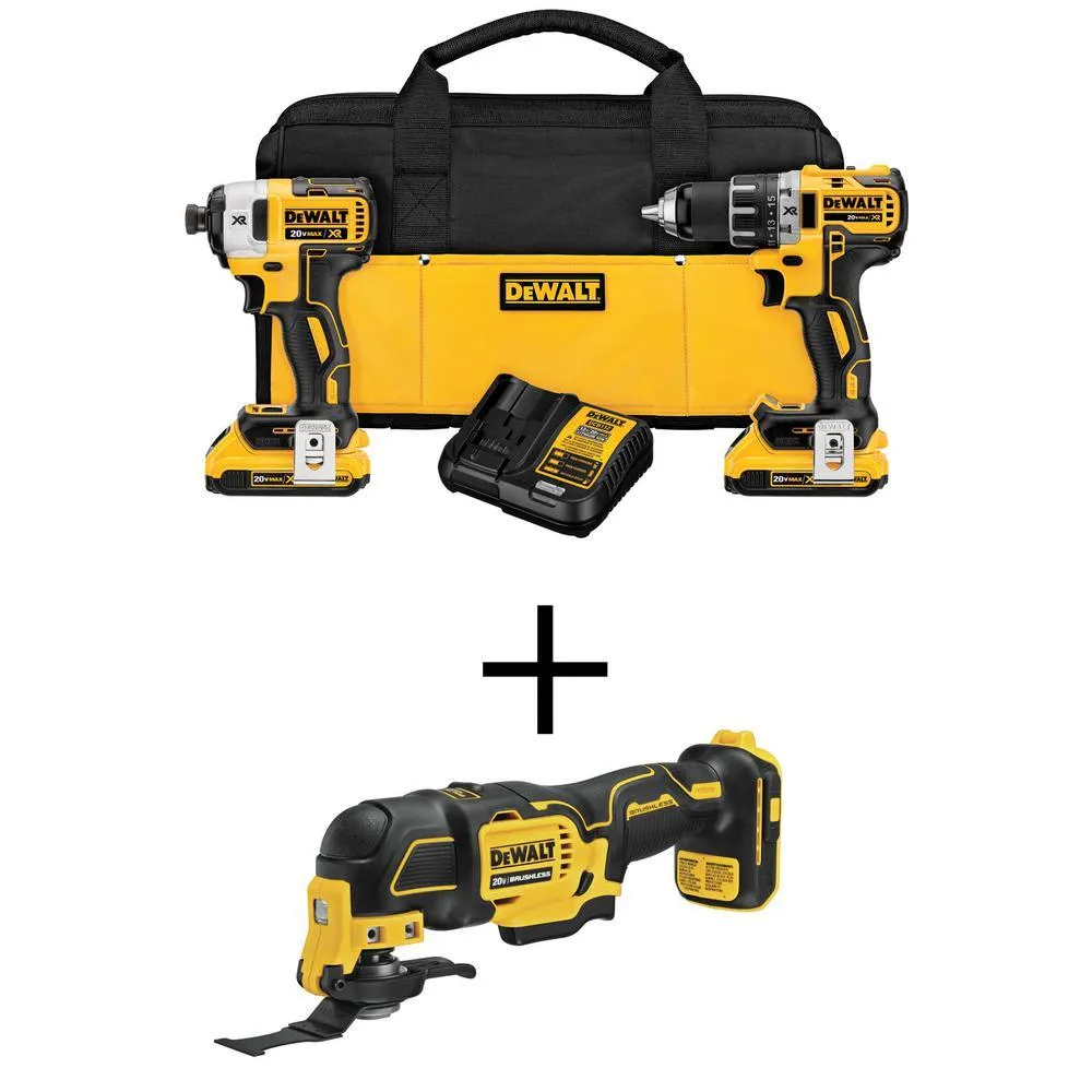 DEWALT 20-Volt Max Lithium-Ion Cordless Combo Kit (10-Tool) w/ (2) Batteries 2.0Ah, Charger & Tool Bag, photo 27 of 41