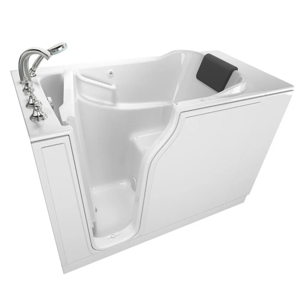 Gelcoat Premium Series 52 in. Right Hand Walk-In Air Bathtub in White, photo 14 of 16