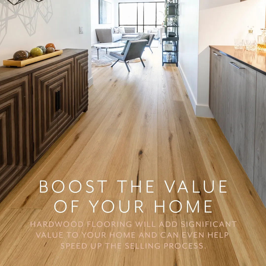 Element Flooring Sahara Yuma Sand European white oak 1/2-in T x 7-1/2-in W Smooth/Traditional Engineered Hardwood Flooring ( 31.09-sq ft / Carton ), photo 3 of 14