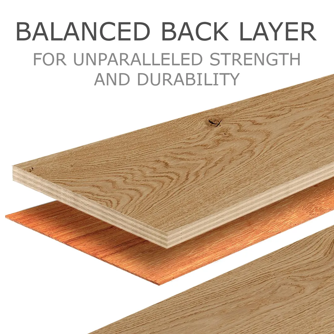 Element Flooring Sahara Yuma Sand European white oak 1/2-in T x 7-1/2-in W Smooth/Traditional Engineered Hardwood Flooring ( 31.09-sq ft / Carton ), photo 10 of 14