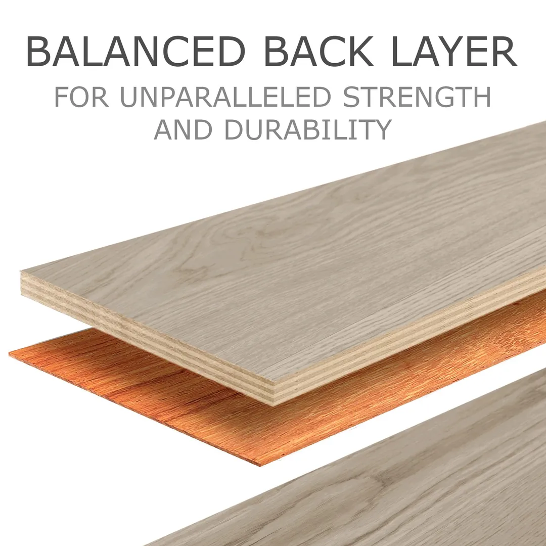 Element Flooring Irving Park Roman Sand European white oak 9/16-in T x 8-33/50-in W Water Resistant Wirebrushed Engineered Hardwood Flooring ( 31.25-sq ft / Carton ), photo 10 of 13