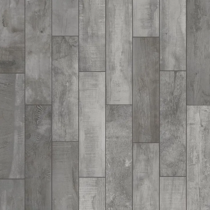 Florida Tile Home Collection Wind River Grey 6 in. x 24 in. Porcelain Floor and Wall Tile (14 sq. ft. / case), photo 3 of 3
