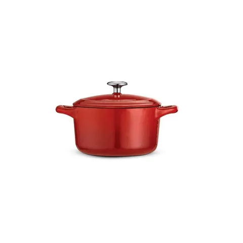 Gourmet 24 oz. Round Cast Iron Mini Cocotte