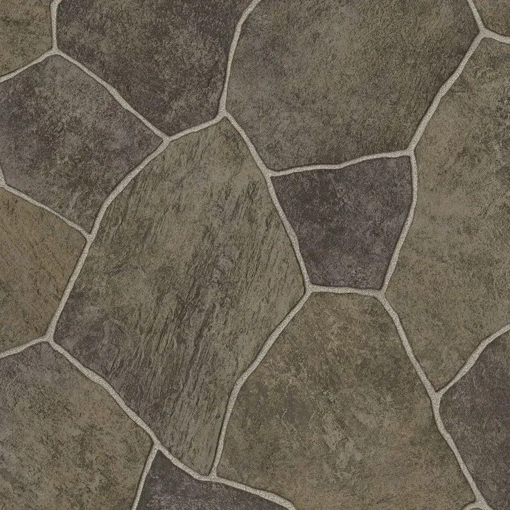 TrafficMASTER Modular Natural Slate Vinyl Sheet, Sold by 12 ft. Wide x Custom Length, photo 4 of 11