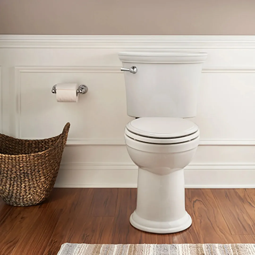 American Standard Esteem VorMax White WaterSense Elongated Chair Height 2-Piece Toilet, 12-in Rough-In (ADA Compliant), photo 10 of 14