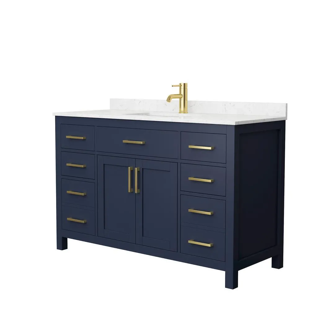 Beckett 72 in. W x 22 in. D Double Bath Vanity in White with Cultured Marble Vanity Top in Carrara with White Basins, photo 26 of 53