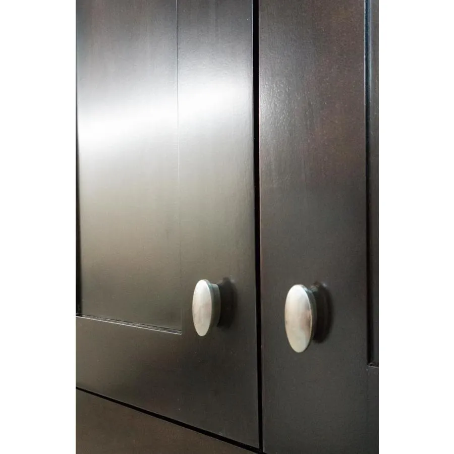 Diamond FreshFit Palencia 25-in W x 29-in H x 8.25-in D Espresso Bathroom Wall Cabinet, photo 3 of 10
