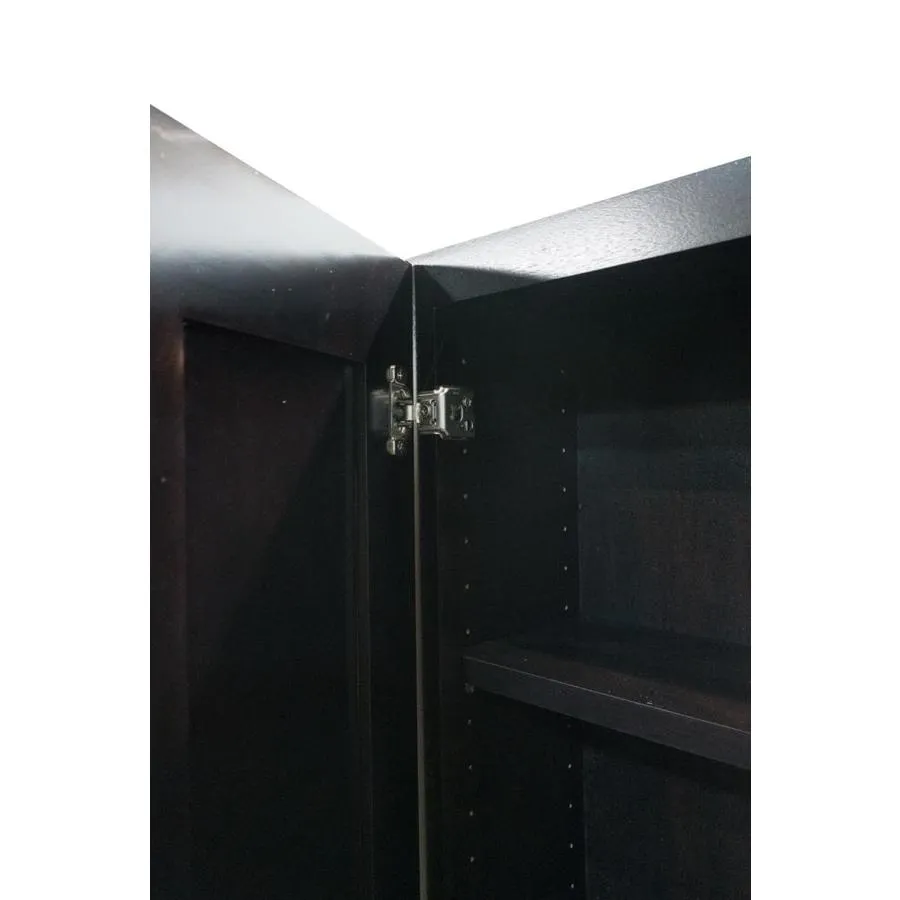 Diamond FreshFit Palencia 25-in W x 29-in H x 8.25-in D Espresso Bathroom Wall Cabinet, photo 4 of 10