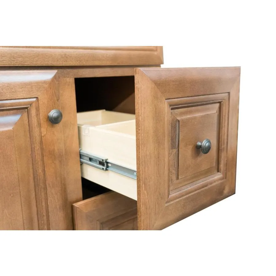Diamond FreshFit Ballantyne 48-in Mocha with Ebony Glaze Bathroom Vanity Cabinet, photo 8 of 11