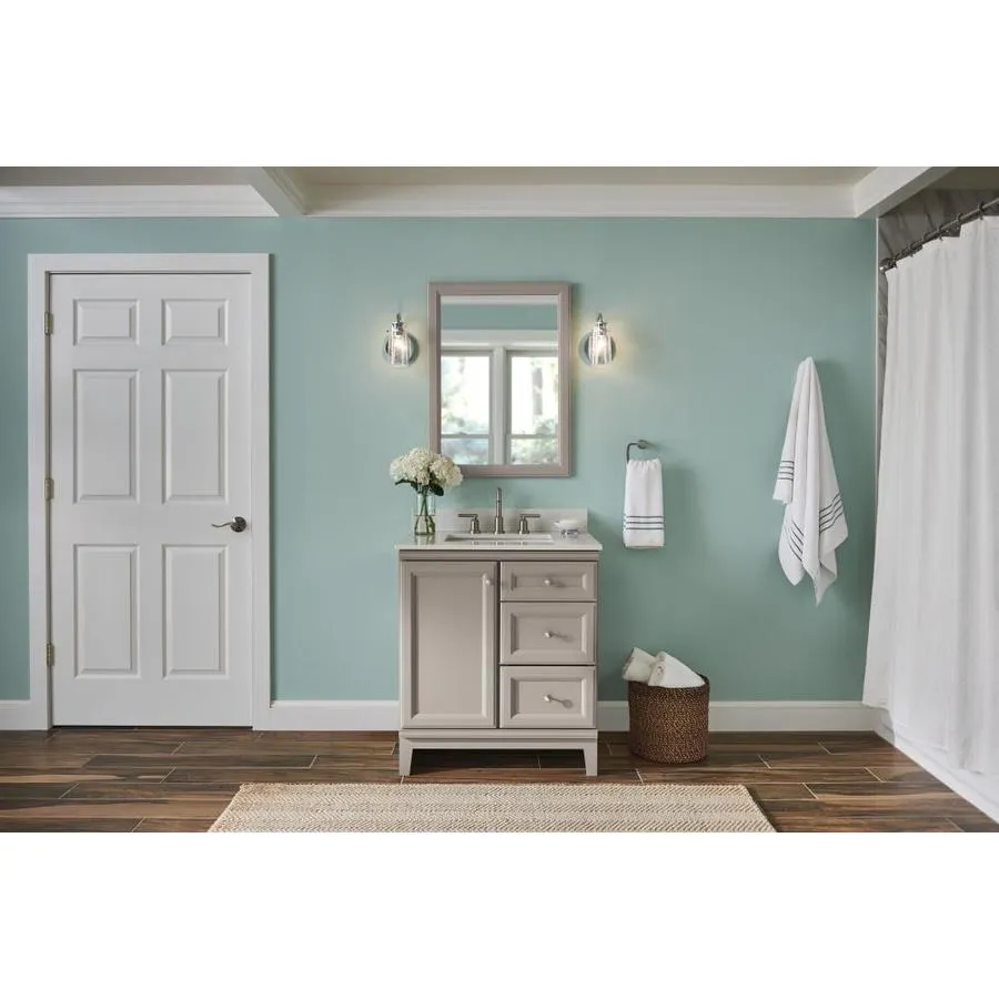 Diamond FreshFit Calhoun 30-in Cloud Gray Bathroom Vanity Cabinet, photo 2 of 15