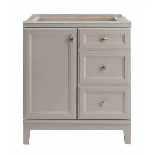 Diamond FreshFit Calhoun 30-in Cloud Gray Bathroom Vanity Cabinet, photo 12 of 15